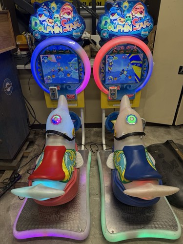 Dolphin star kids kiddie ride - dolphin,