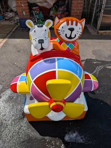 Poppy cat coin operated kiddy - cat,