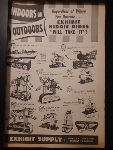 Exhibit supply kiddie rides - exhibit,