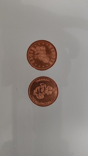Vintage coin token - coin, token-tecnotron