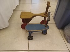 2 Vintage Kiddie Kar Wood 3
